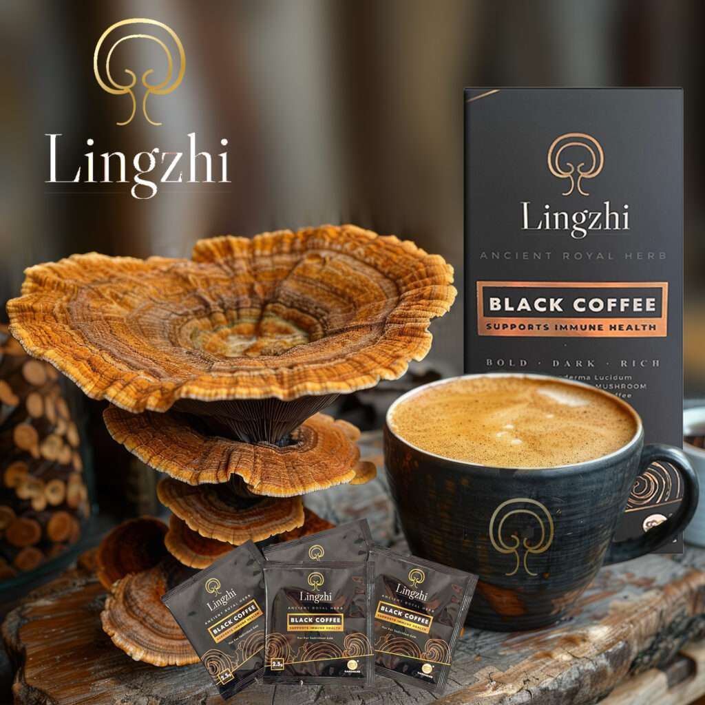 Reishi Mushroom Black Coffee