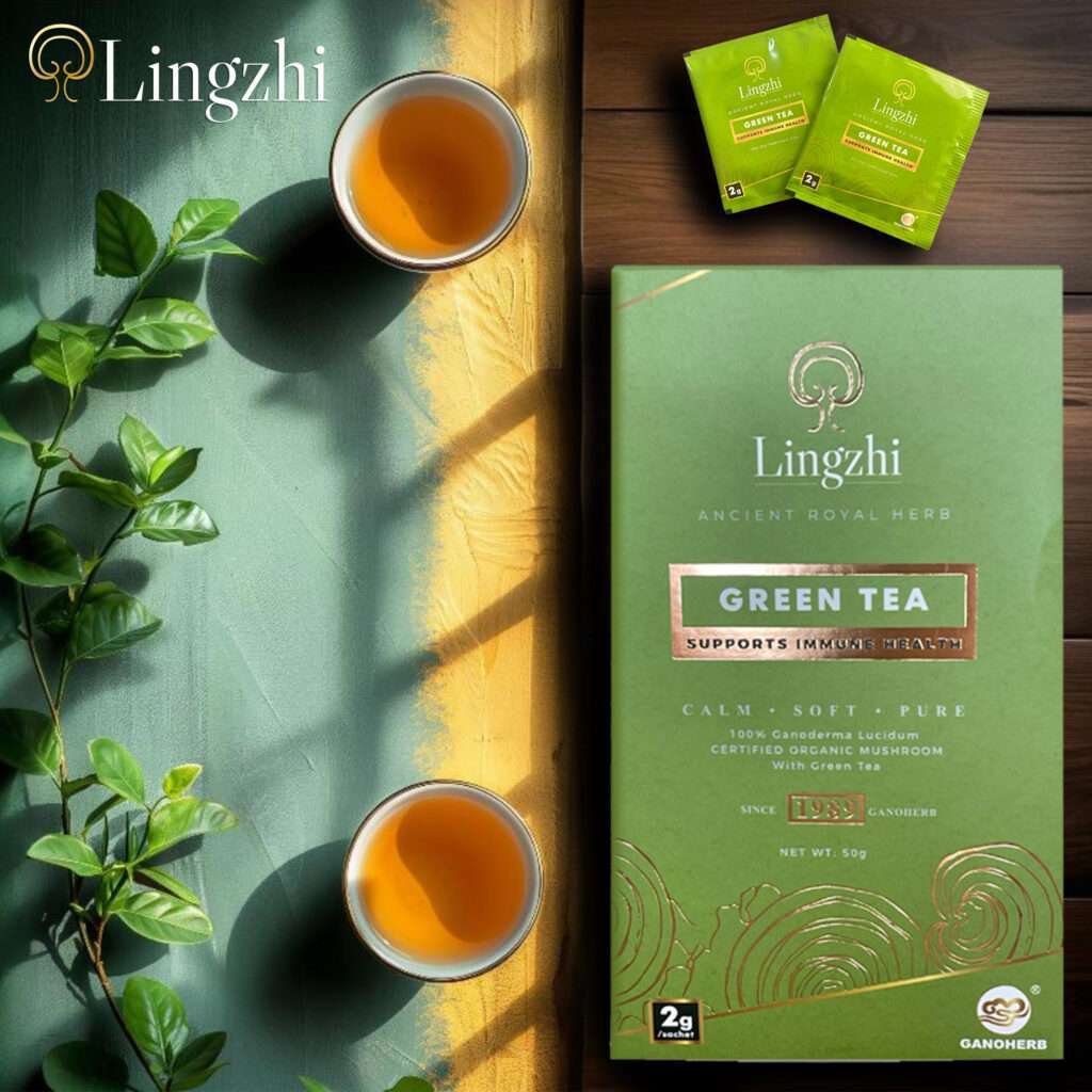 Reishi Mushroom Green Tea