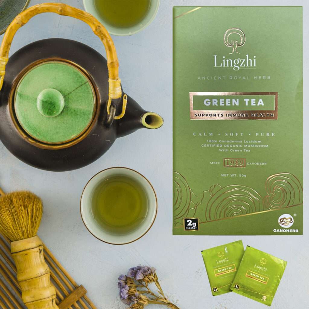 Reishi Mushroom Green Tea