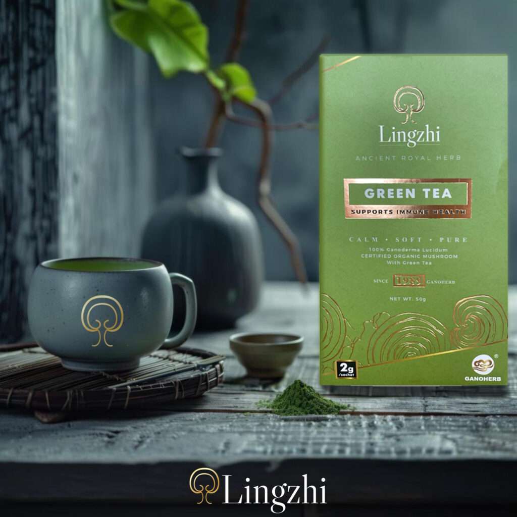 Reishi Mushroom Green Tea