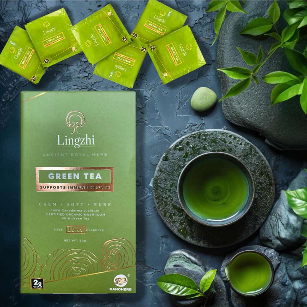 Reishi Mushroom Green Tea
